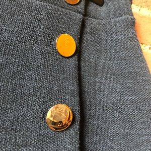 LOFT Skirts - LOFT Navy Blue Skirt w/ Gold Buttons LOFT Skirts - LOFT Navy Blue Skirt w/ Gold Buttons